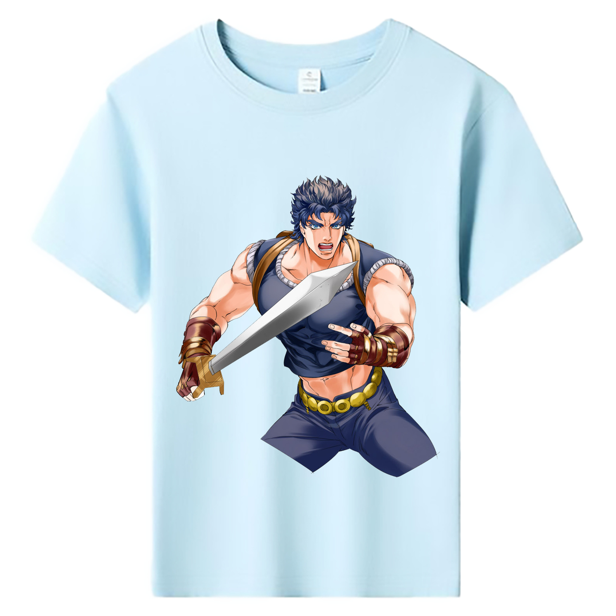 （画像用） ジョジョの奇妙な冒険 /ジョナサン?ジョースター JoJo's Bizarre Adventure Jonathan Joestar 綿100％キッズTシャツ（フロントプリント）